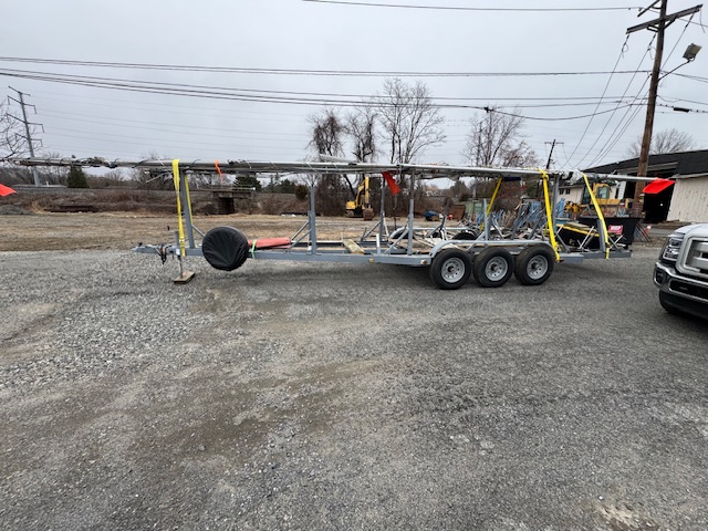 2006 Kara 25 Sailboat Trailer – Heavy-Duty Adjustable Triple Axle