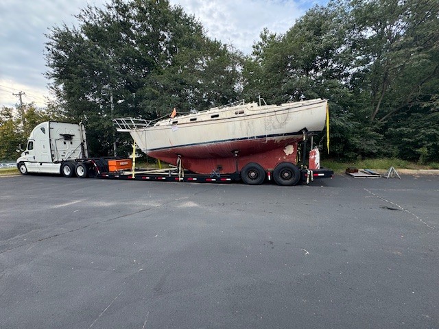 1983 Truth Lowboy 48' Heavy-Duty Boat Trailer