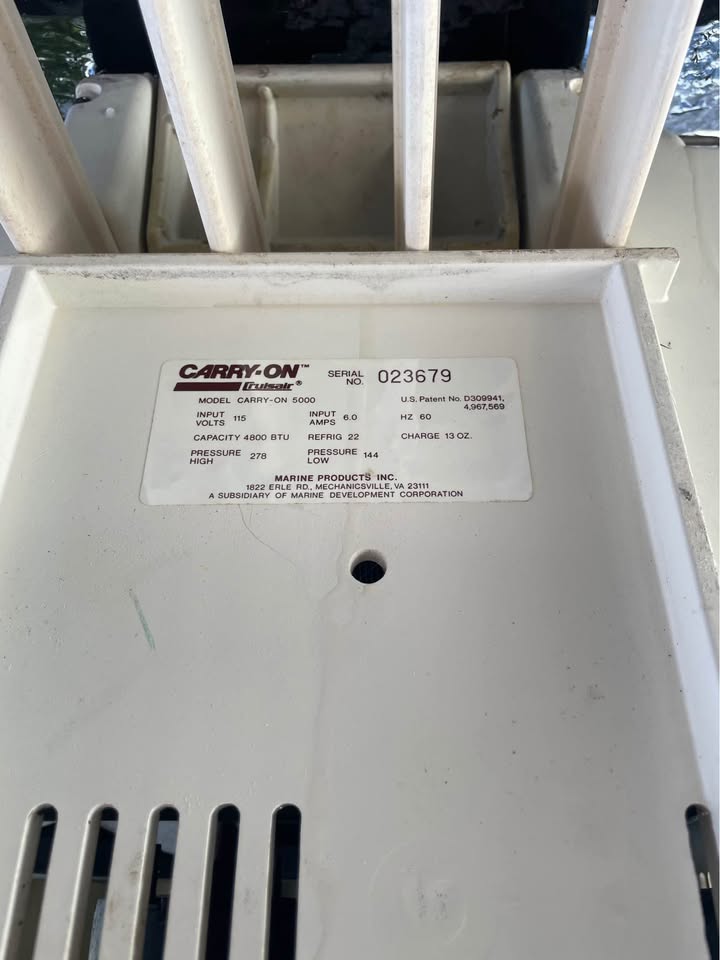 Cruisair Carry-On 5000 portable air conditioner AC for boats