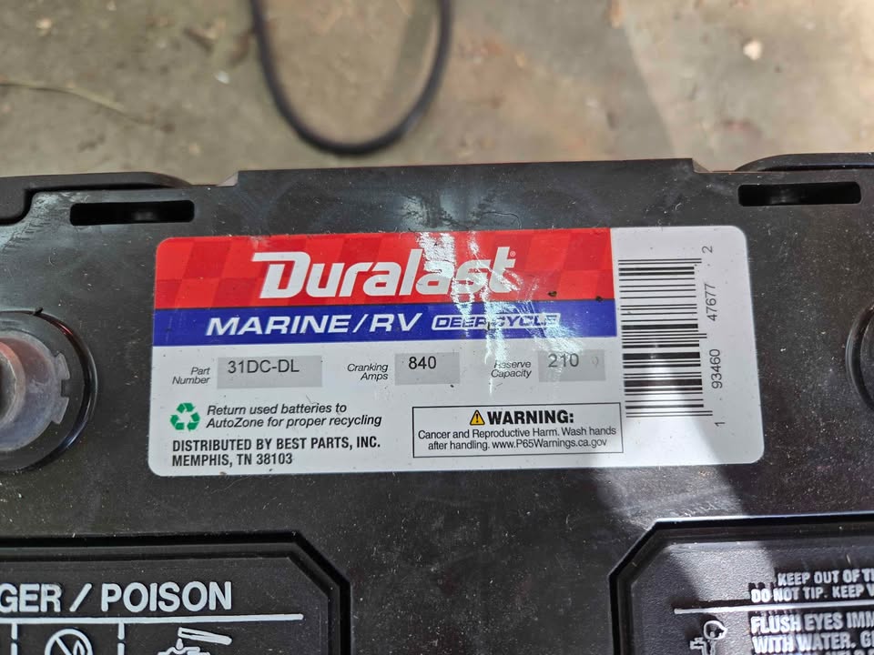 Duralast Marine Battery 31DC-DL