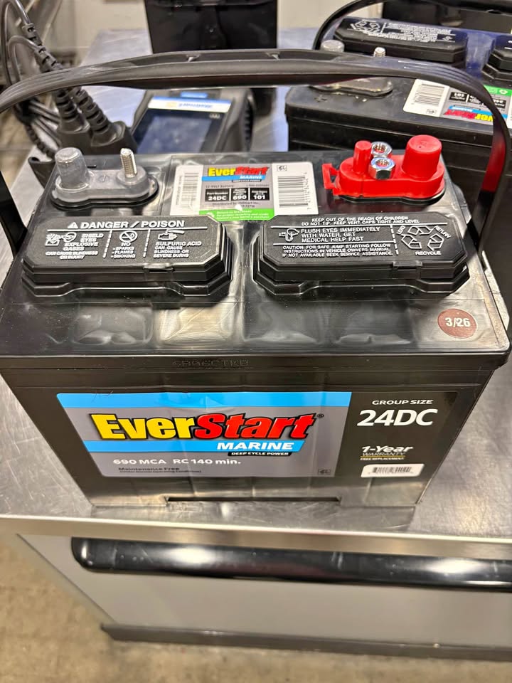 EverStart Marine deep cycle battery 12 volt