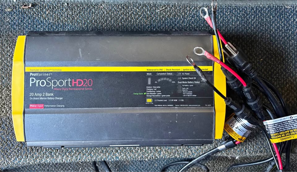 PROMARINER ProSportHD20 2-bank 20A marine battery charger