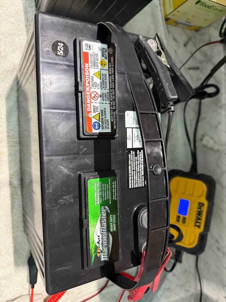 2 DEKA MARINE BATTERIES
