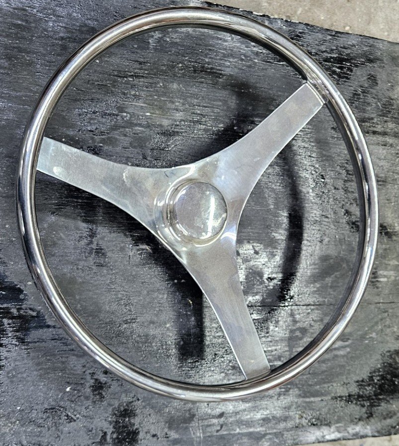 Boat Steering Wheel, Stainless