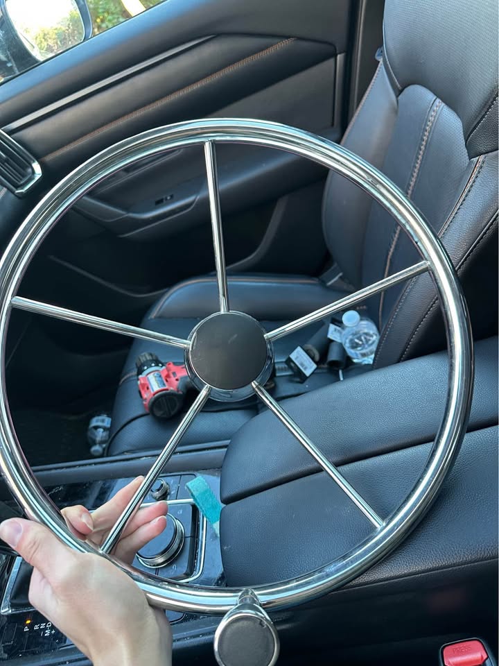 boat steering wheel