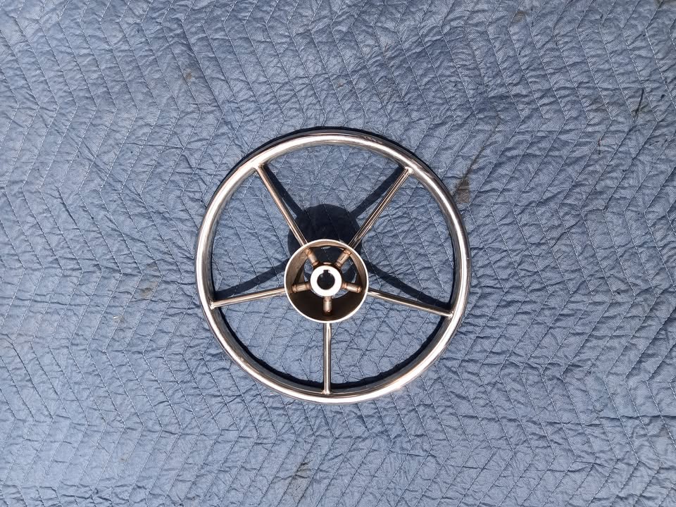 Stainless Steel Boat Steering Wheel