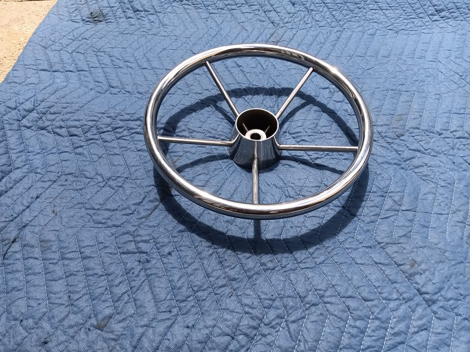 Stainless Steel Boat Steering Wheel