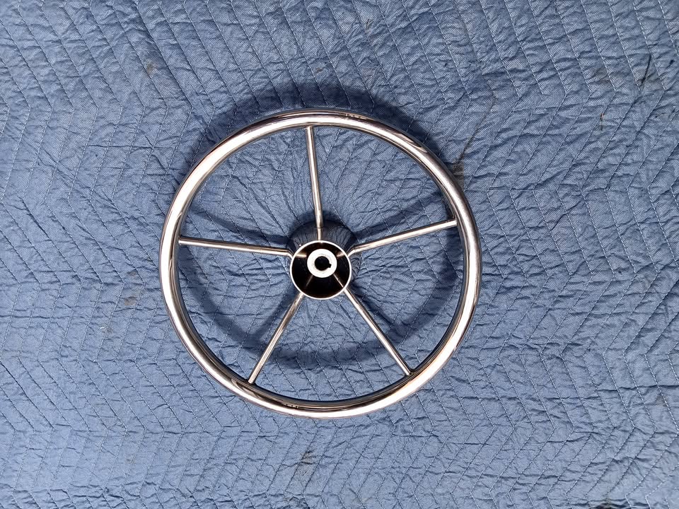 Stainless Steel Boat Steering Wheel