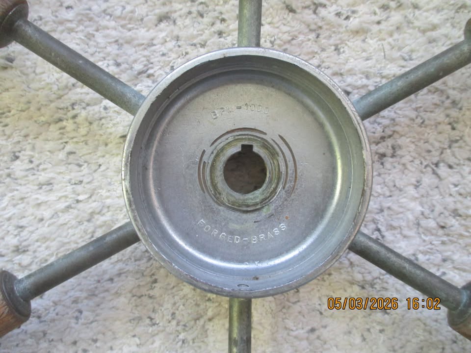 Vintage Boat Steering Wheel