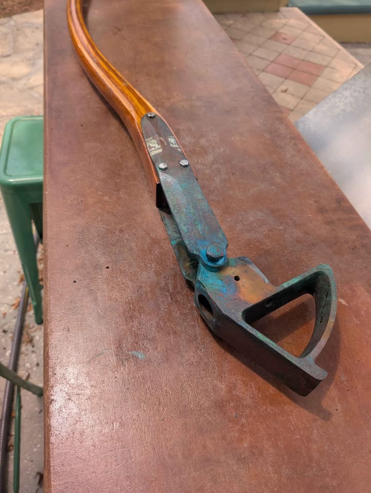 Teak sailboat Tiller