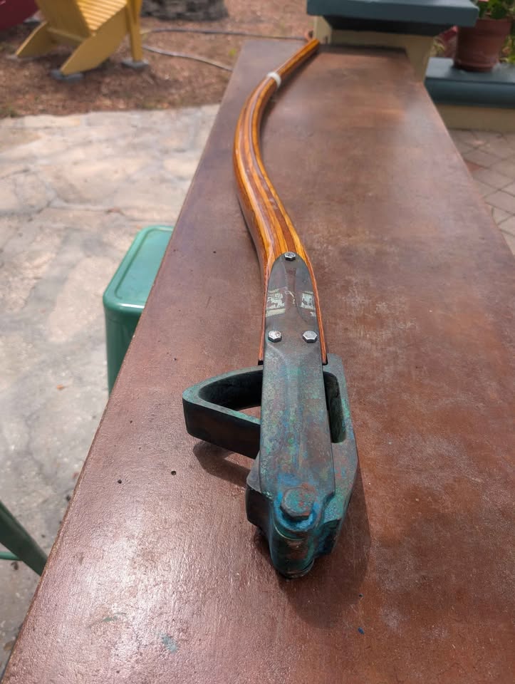 Teak sailboat Tiller