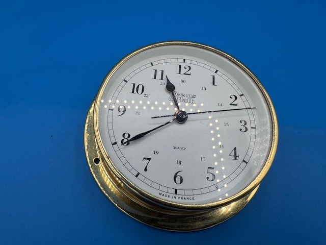 Weems & Plath Admiral Quartz Clock – Model 290500